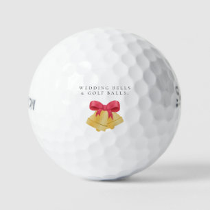 'Wedding Bells & Golf Balls' Hochzeitsgunst-Gesche Golfball