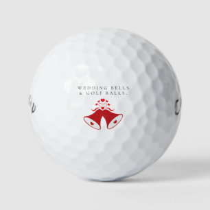 'Wedding Bells & Golf Balls' Hochzeitsgunst-Gesche Golfball
