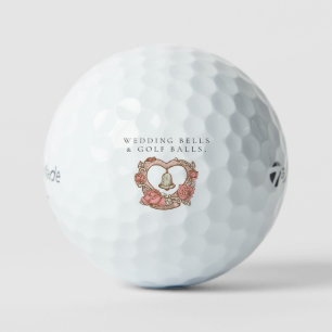 'Wedding Bells & Golf Balls' Hochzeitsgunst-Gesche Golfball
