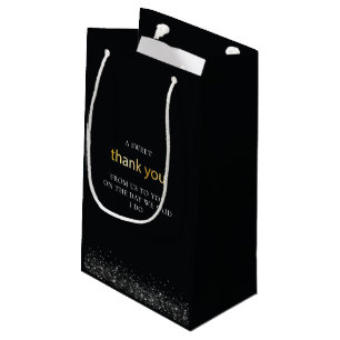 Wedding Black Luxury Vielen Dank für Ihr Interesse Kleine Geschenktüte