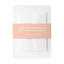 Wedding Botanical Vintage | Elegant Typography  Einladungsbanderole