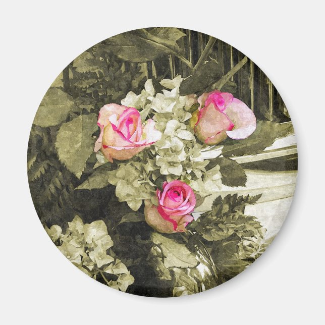 Wedding Bouquet Magnet (Vorne)