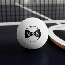Wedding Bow Krawatte Mit Monogramm Ping Pong Ball