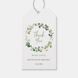 Wedding Brautparty Gefallen Eukalyptus Greenery Geschenkanhänger