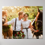 Wedding Bride and Groom Foto Mr. and Mrs. Poster<br><div class="desc">Wedding Bride and Groom Foto Mr. and Mrs Poster</div>