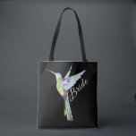 Wedding Bride White Script Boho Hummingbird Tasche<br><div class="desc">Moderne Hochzeit Bridal White Script Bride farbenfroh Hummingbird Tote Bag. Für kundenspezifische Designs oder Hilfe beim Transfer von Designs,  schreiben Sie uns und wir werden schnell antworten</div>