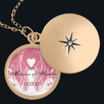 Wedding Bridesmaid Keepake Danke, Necklace Medaillon<br><div class="desc">Keepake Necklaces wählen Sie entweder Silber Platin oder Sterling Silver</div>