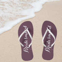 Wedding Bridesmaid Trendy Eggplant