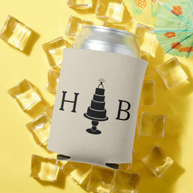 Wedding Cake Monogram Dosenkühler (In Situ Sommer)