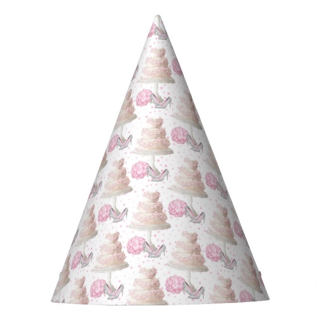 Wedding Cake Party Hat Partyhütchen (Vorderseite)