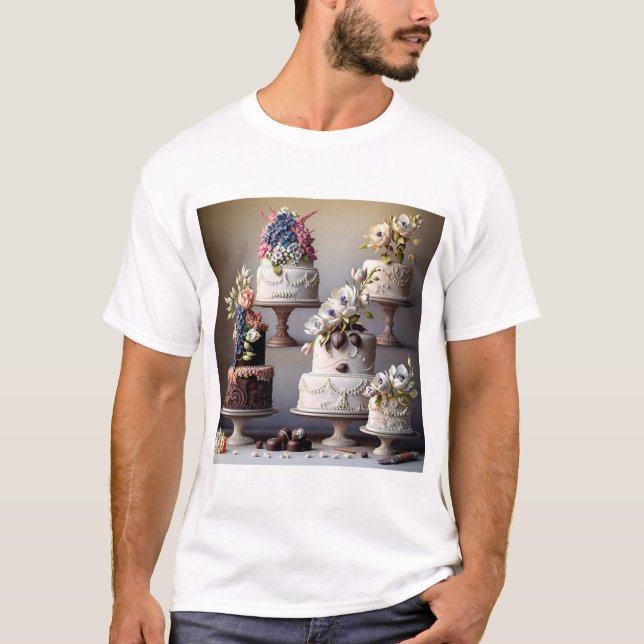 Wedding_Cakes_A_Wedding_cake_of_chocolate_33 T-Shirt (Vorderseite)