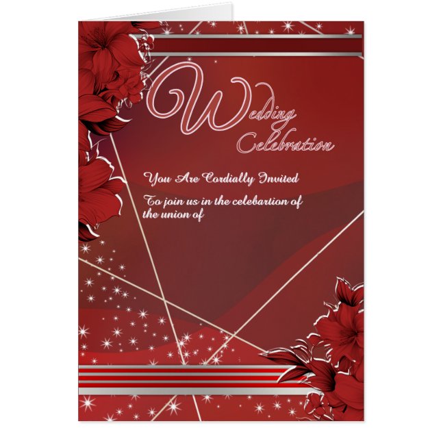 Wedding Celebration Invitation (Vorne)