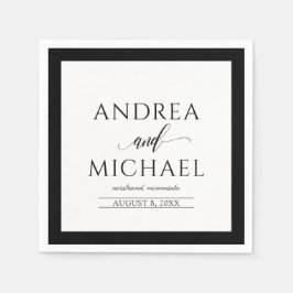 Wedding Cocktail Napkins | Luxe Kalligrafie (schwa Serviette