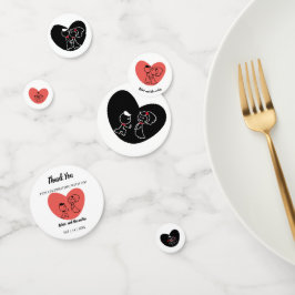 Wedding Couple Brautparty Confetti Konfetti