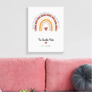 Wedding Couple Custom Foto Leinwanddruck