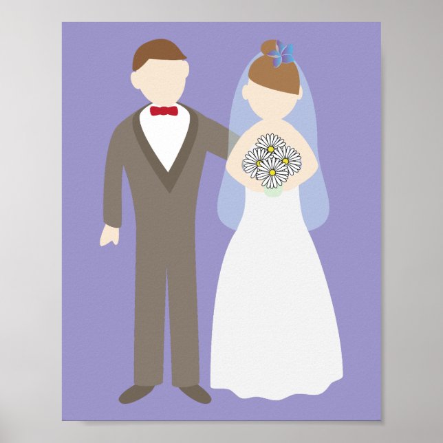 Wedding Couple Poster (Vorne)