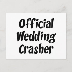 Wedding Crasher Postkarte
