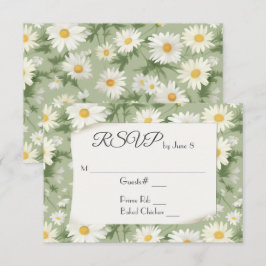 Wedding Daisies UAWG RSVP Karte
