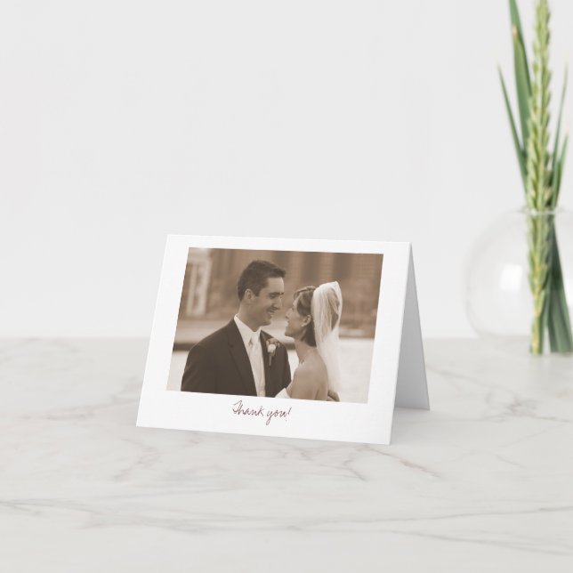 Wedding (danke!) dankeskarte (Vorderseite)