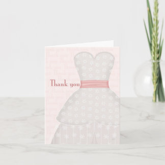 Wedding danken Ihnen Anmerkungs-Karte Dankeskarte