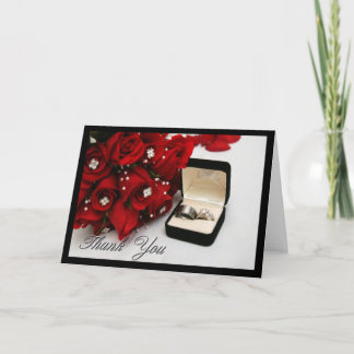 wedding danken Ihnen Dankeskarte