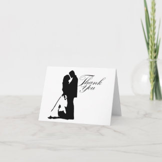 Wedding danken Ihnen zu kardieren Dankeskarte