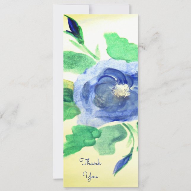 Wedding Day Guest Danke Ankündigung (Vorderseite)