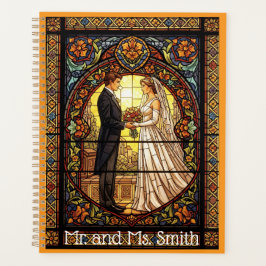Wedding Design in Traditional Stained Glass
