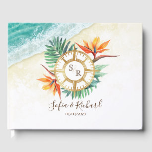 Wedding Destination Passport Kompass Vielen Dank Gästebuch