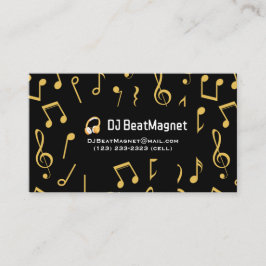 Wedding Dj Business Cards Beruflich Deejay Visitenkarte