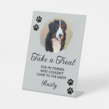 Wedding Dog Biscuit Bar Photo