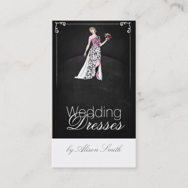 Wedding dresses-Bridesmaid Dresses-Bridal Dresses Visitenkarte (Vorderseite)