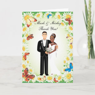 Wedding Entwürfe Dankeskarte