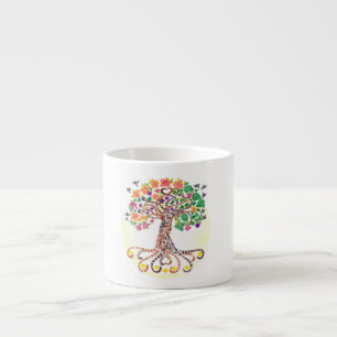 Wedding favors mandala trees of life espressotasse