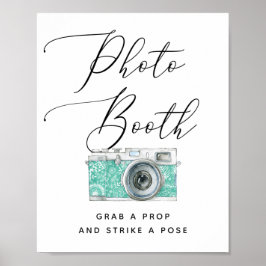 Wedding Foto Booth Sign | Elegant Calligraphy Poster