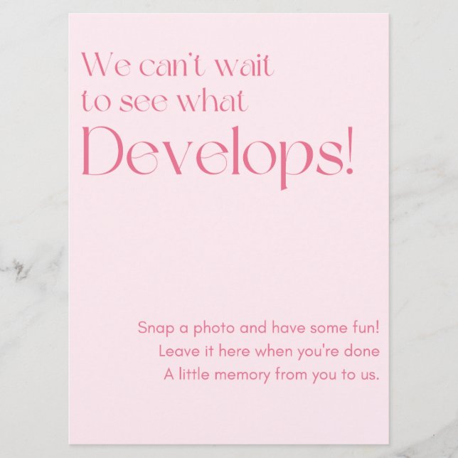 Wedding Foto Gästebuchunterschrift Programm (Vorderseite)