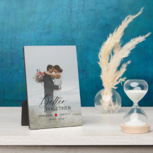 Wedding foto script overlay personalized fotoplatte