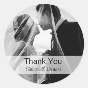 Wedding Foto Vielen Dank, Ihr Sticker