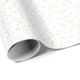Wedding Gold Glitzer Geschenkpapier