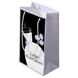 Wedding Gown Lila Brautparty Schwarz Pastellfarben Kleine Geschenktüte