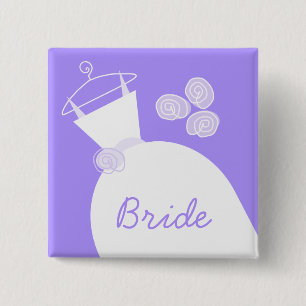 Wedding Gown Lila 'Bride' Black Button