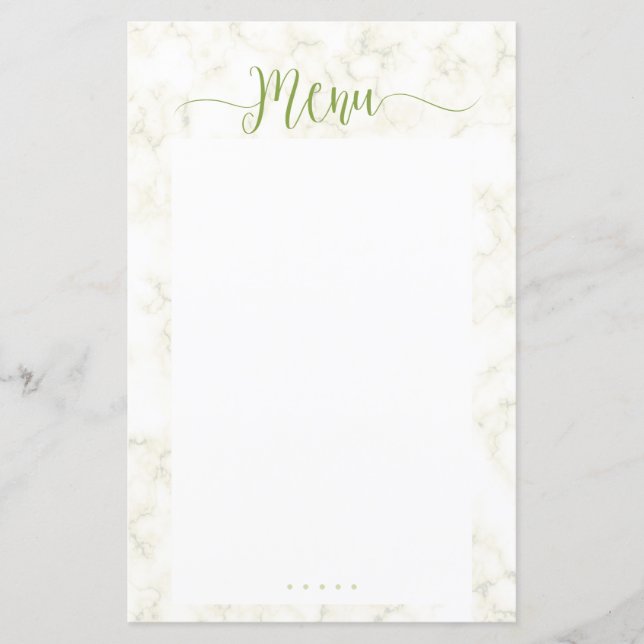 Wedding Green Chic (Vorderseite)