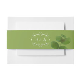 Wedding Green Chic Einladungsbanderole