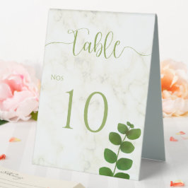 Wedding Green Chic Tischaufsteller