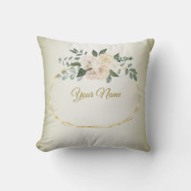 Wedding Greenery Leaves Pink Floral Gold Geometric