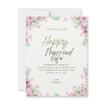 Wedding greetings