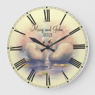 Wedding Große Wanduhr