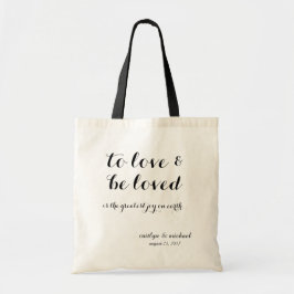 Wedding Guest Welcome/Favor Tote Bags Tragetasche