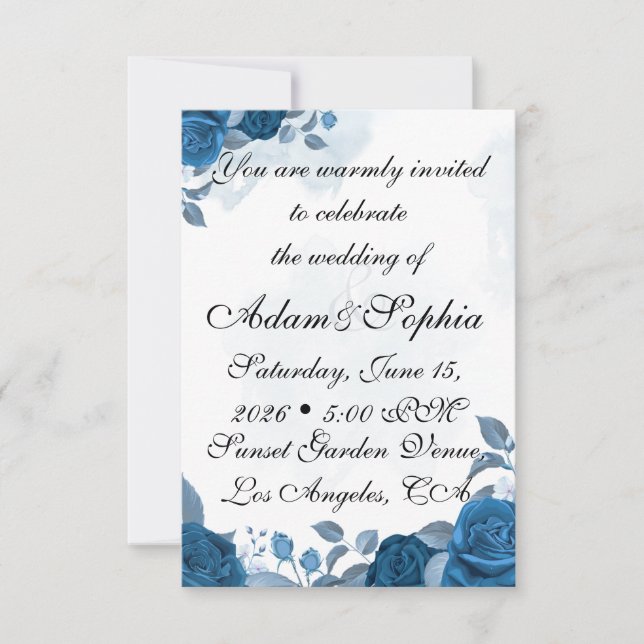 Wedding Invitation (Devant)