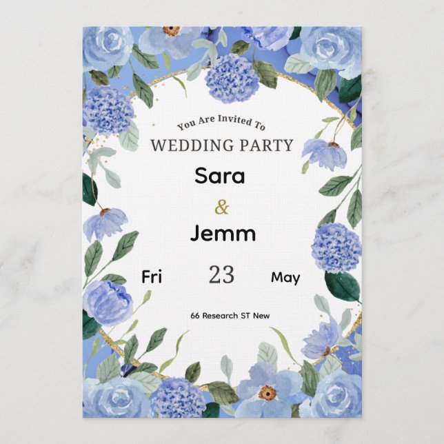 Wedding Invitation (Devant)